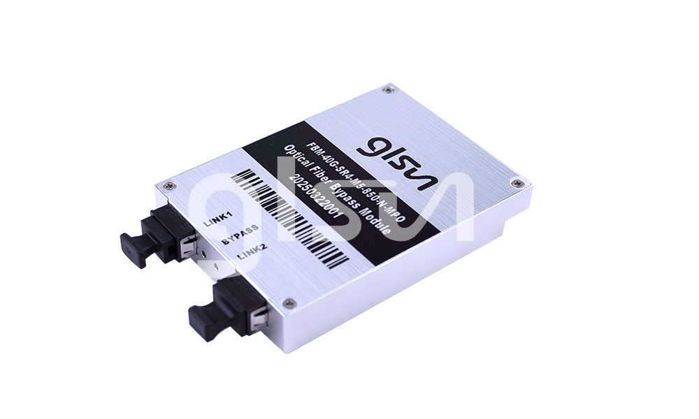 Dual Port 40Gbps QSFP+ SR4 Fiber Bypass Module
